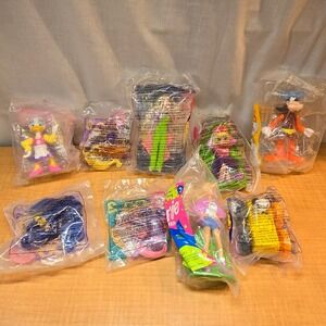 Lot of 9‎ Vintage 1990s McDonalds Toys BRAND NEW